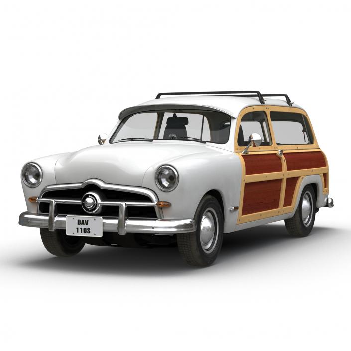 Generic Retro Car 3 3D model