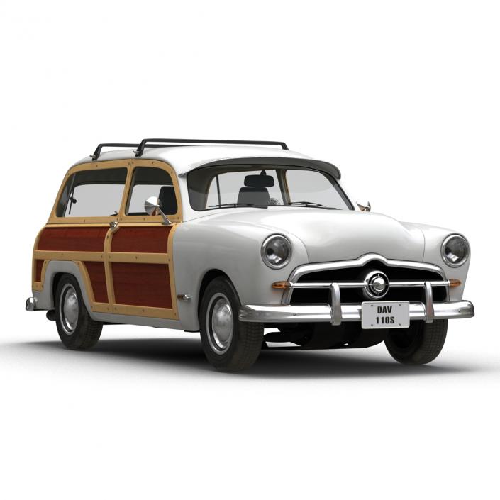 Generic Retro Car 3 3D model