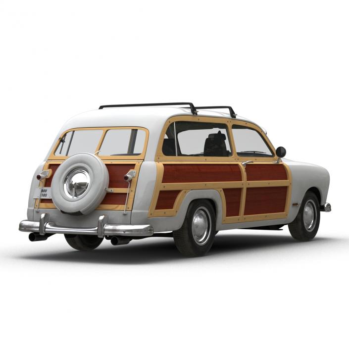 Generic Retro Car 3 3D model