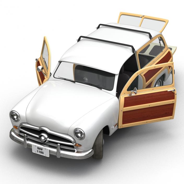 Generic Retro Car 3 3D model