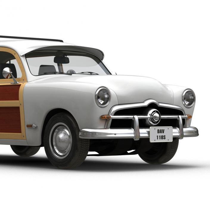 Generic Retro Car 3 3D model