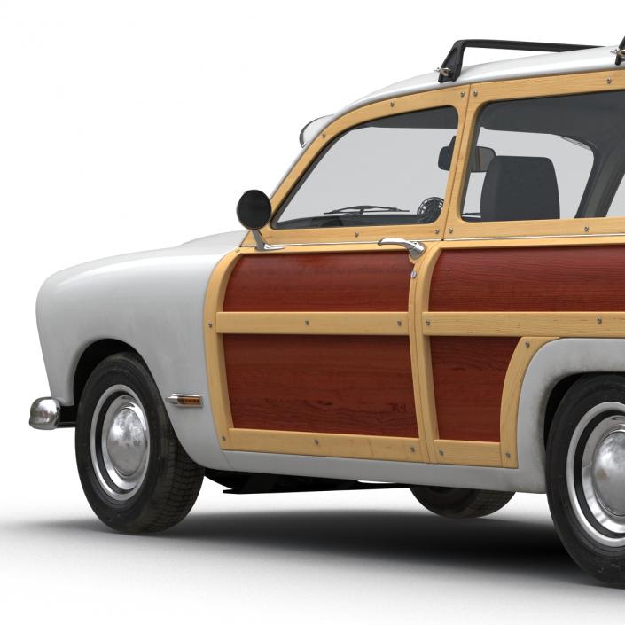 Generic Retro Car 3 3D model