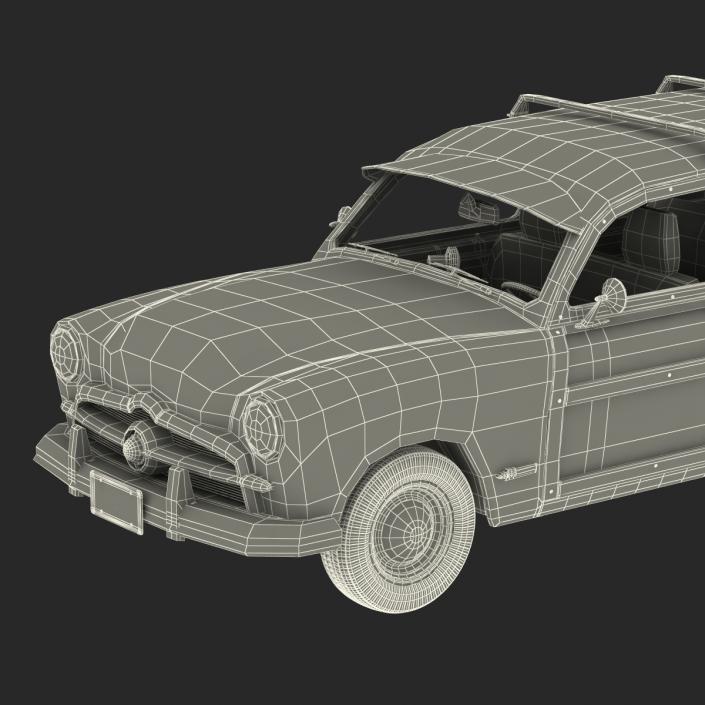 Generic Retro Car 3 3D model