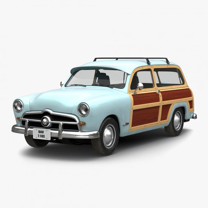 Generic Retro Car 2 3D model