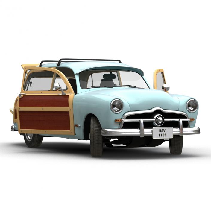 Generic Retro Car 2 3D model