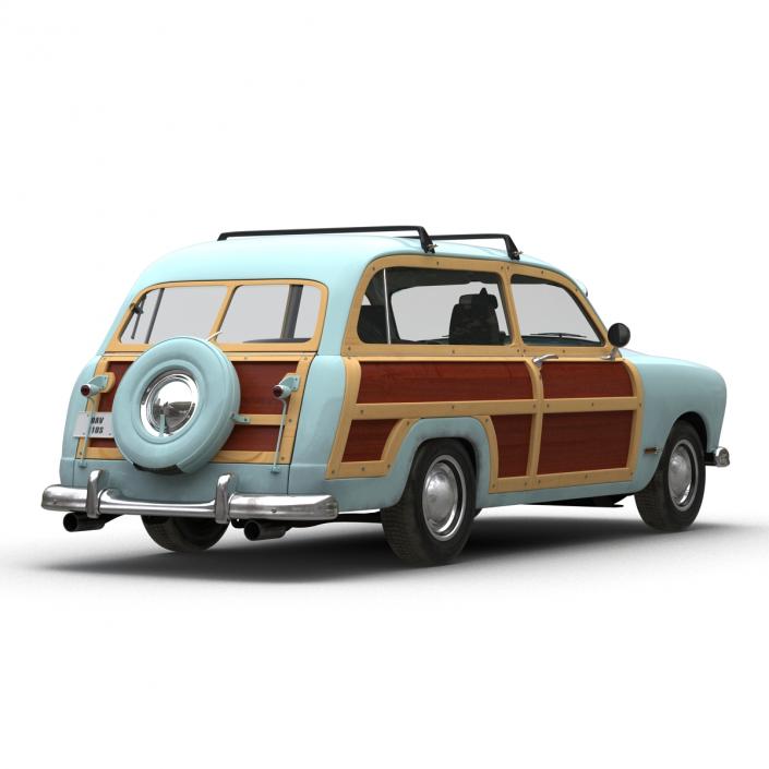 Generic Retro Car 2 3D model