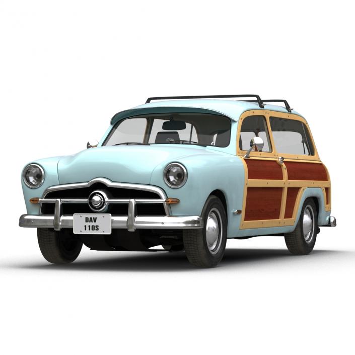 Generic Retro Car 2 3D model