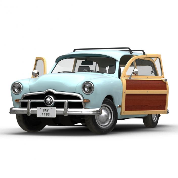 Generic Retro Car 2 3D model