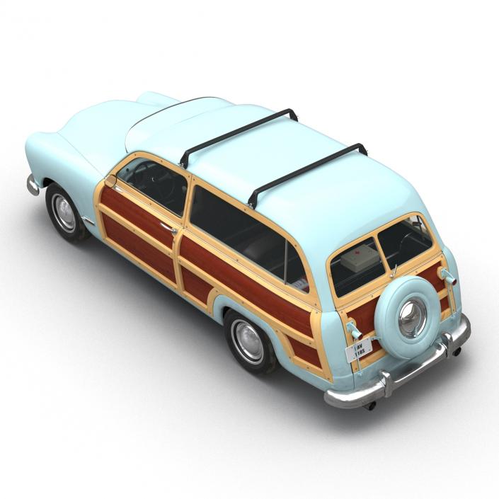 Generic Retro Car 2 3D model