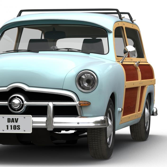 Generic Retro Car 2 3D model