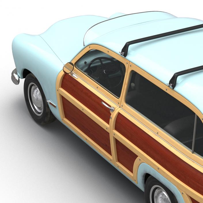 Generic Retro Car 2 3D model