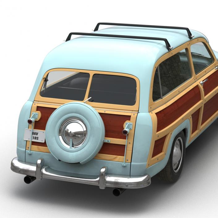 Generic Retro Car 2 3D model