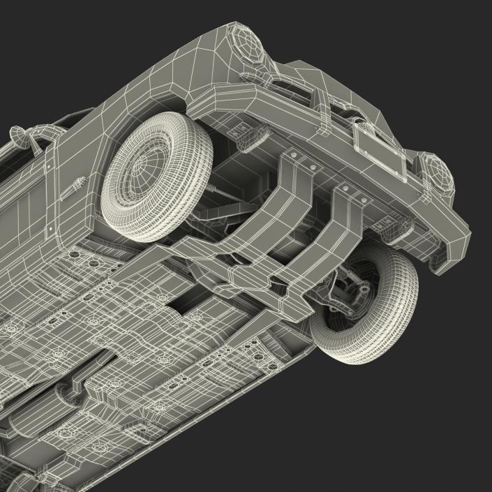 Generic Retro Car 2 3D model