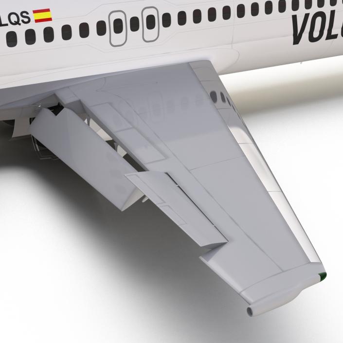 Boeing 717-200 Volotea Rigged 3D model