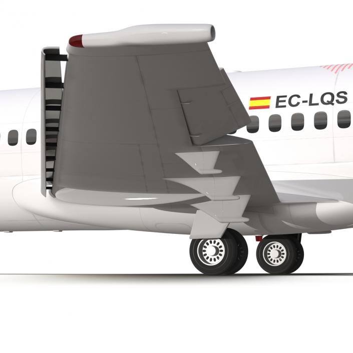 Boeing 717-200 Volotea Rigged 3D model