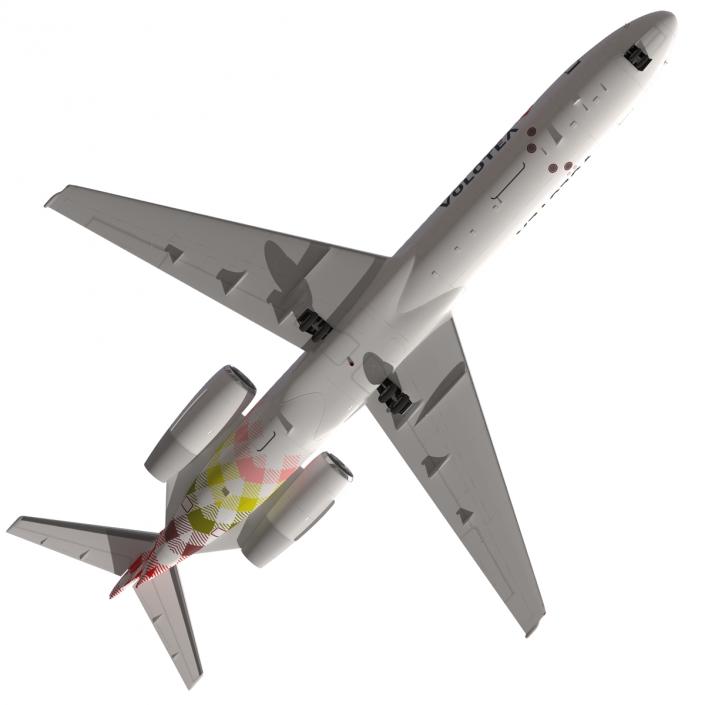 Boeing 717-200 Volotea Rigged 3D model