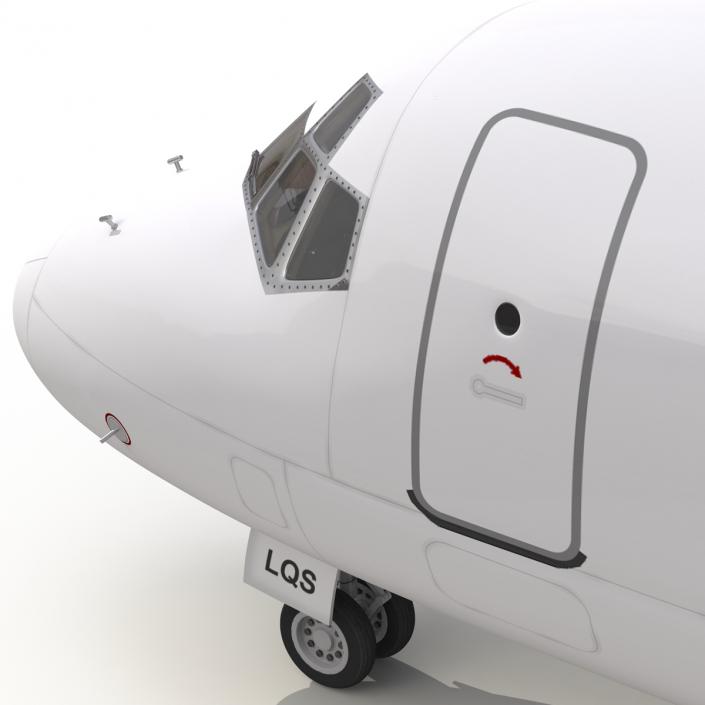 Boeing 717-200 Volotea Rigged 3D model