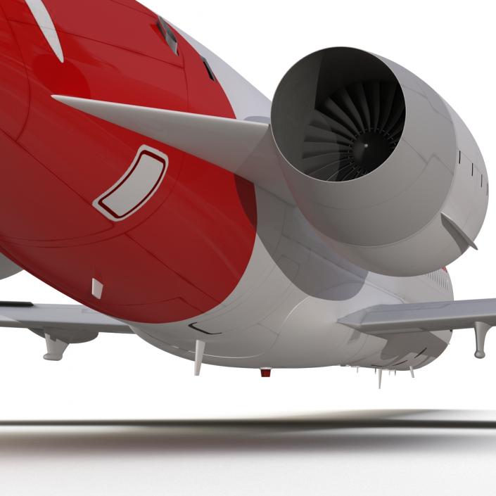 3D Boeing 717-200 Qantas Airways Rigged