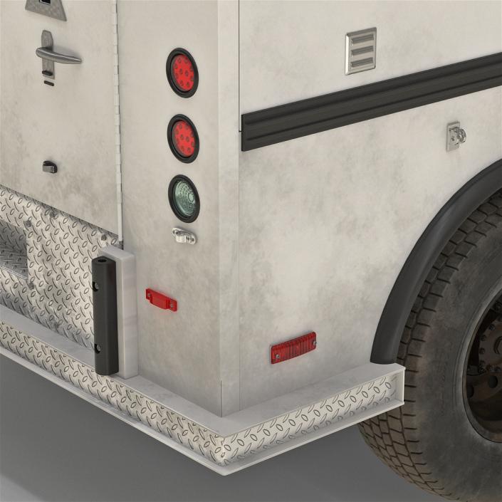 Bank Armored Car Simple Interior 3D