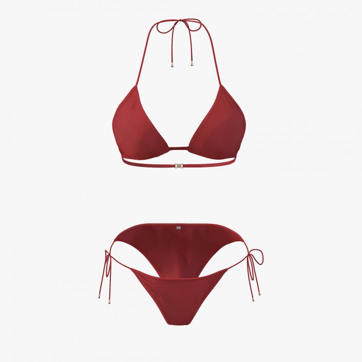 3D Bathing Suit Red