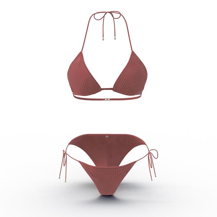 3D Bathing Suit Red