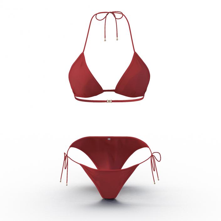 3D Bathing Suit Red