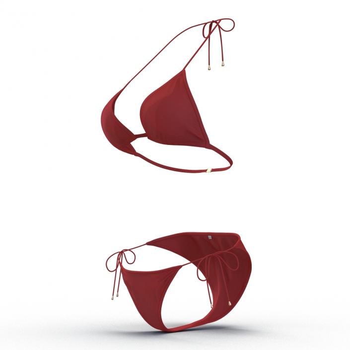 3D Bathing Suit Red