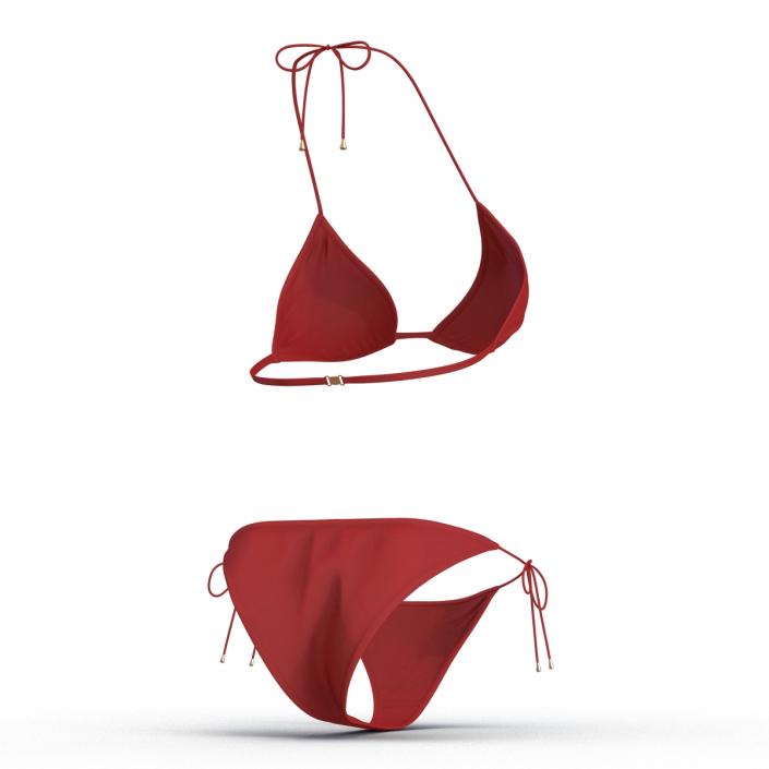 3D Bathing Suit Red