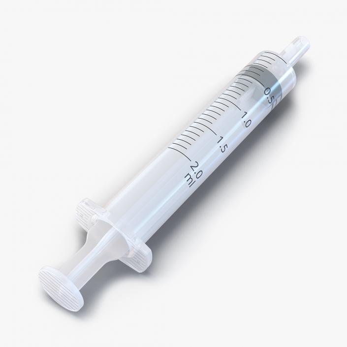 Disposable Syringe 2ml 3D