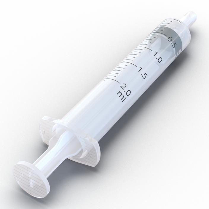 Disposable Syringe 2ml 3D