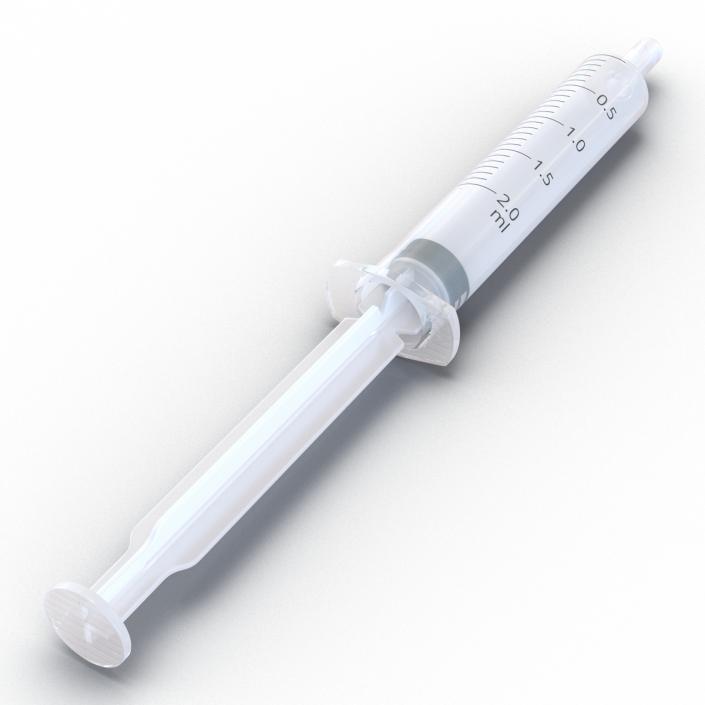 Disposable Syringe 2ml 3D