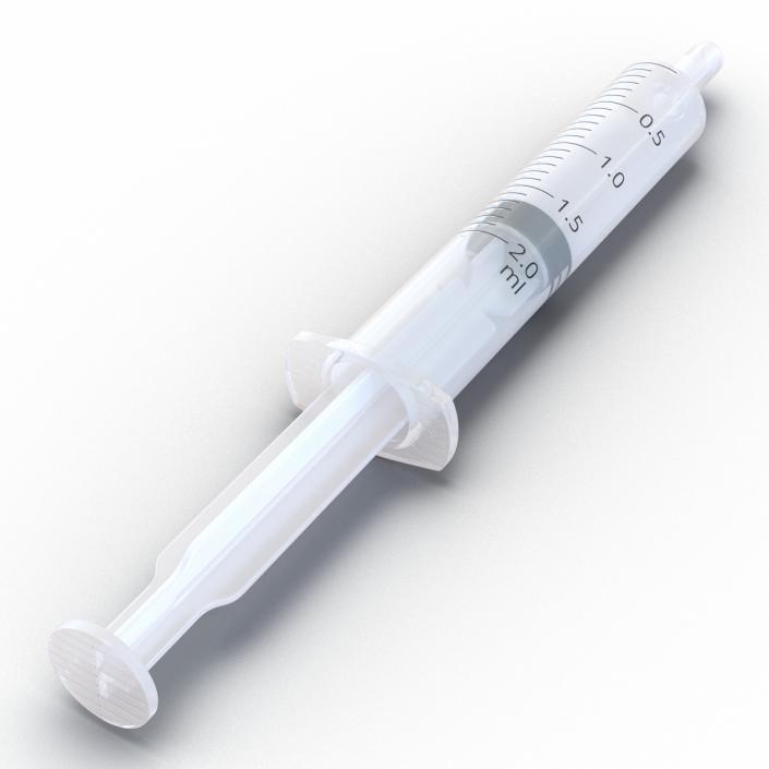 Disposable Syringe 2ml 3D