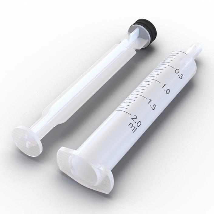 Disposable Syringe 2ml 3D