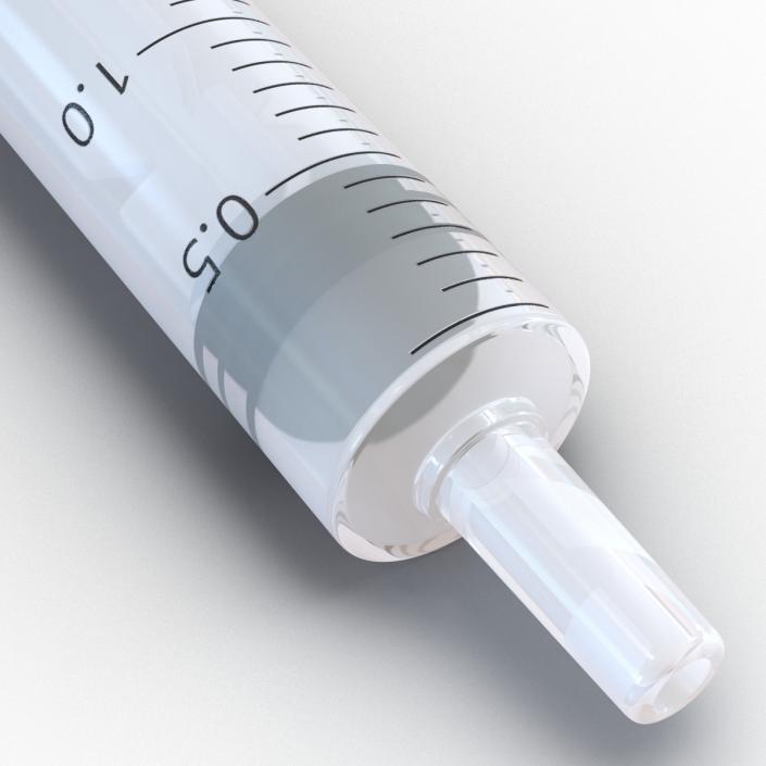 Disposable Syringe 2ml 3D