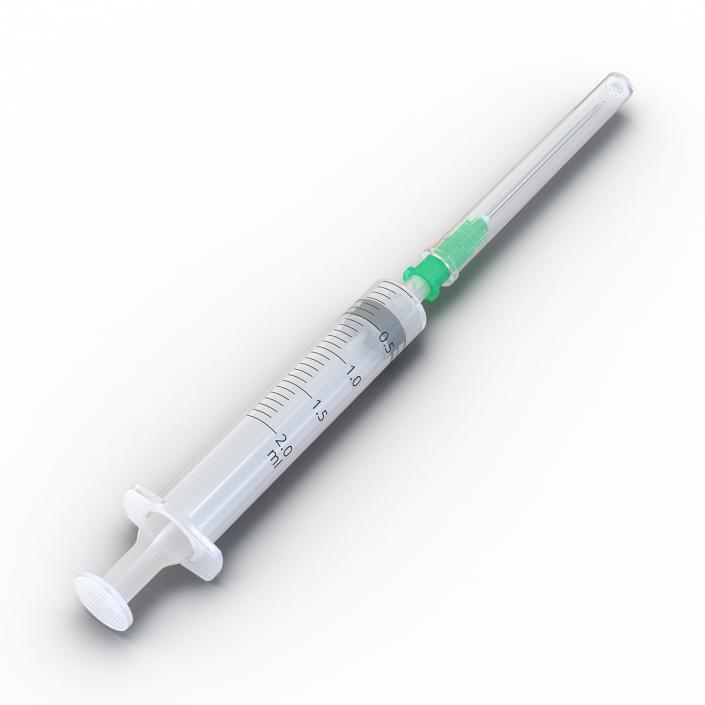 3D Disposable Syringe 2ml Set