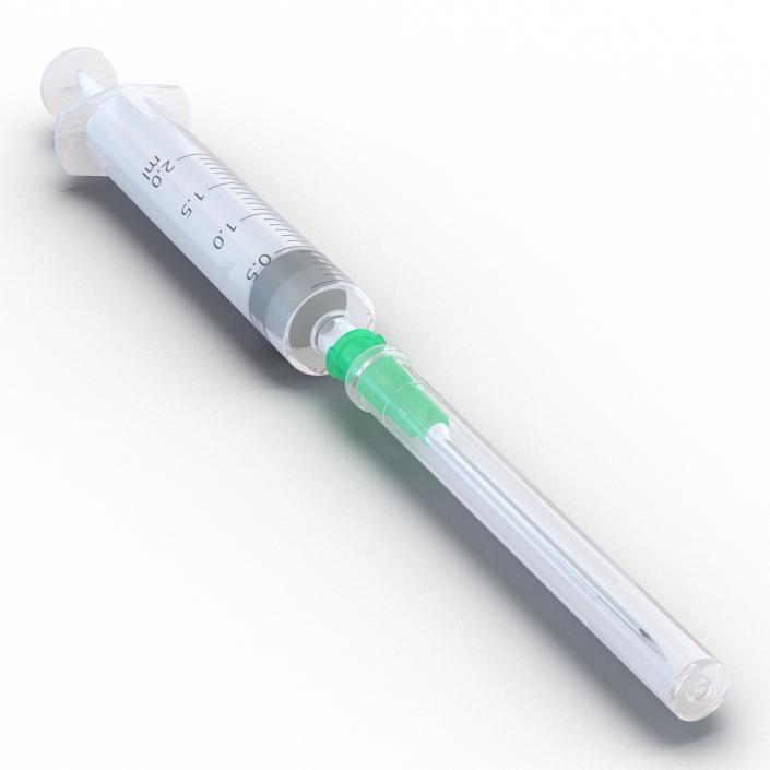 3D Disposable Syringe 2ml Set