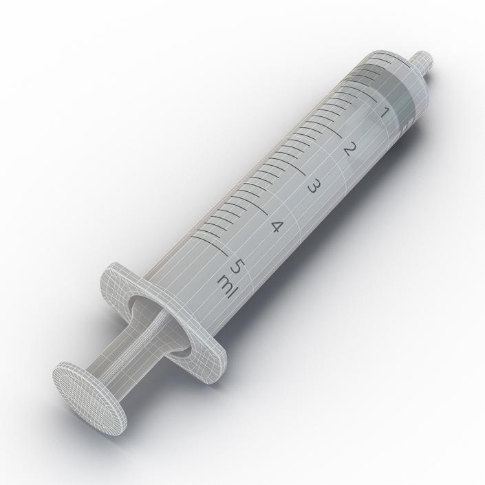 Disposable Syringe 5ml 3D