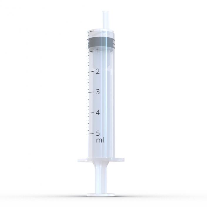 Disposable Syringe 5ml 3D