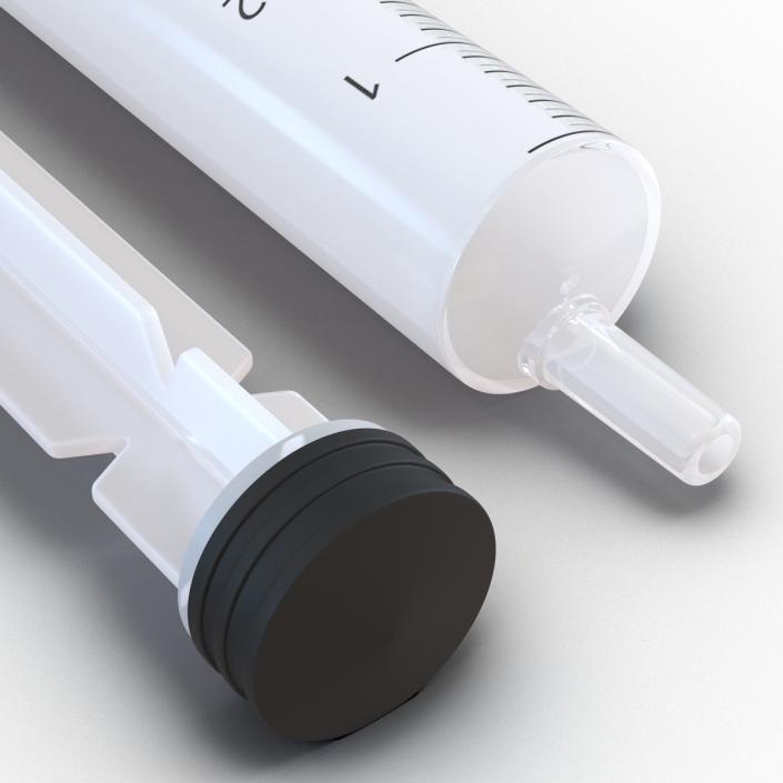 Disposable Syringe 5ml 3D