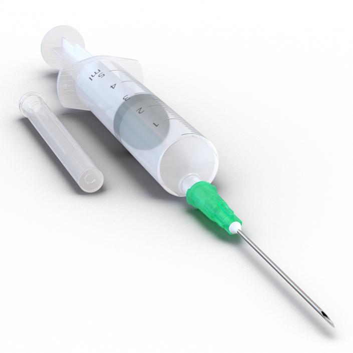 3D Disposable Syringe 5ml Set