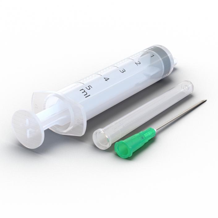 3D Disposable Syringe 5ml Set