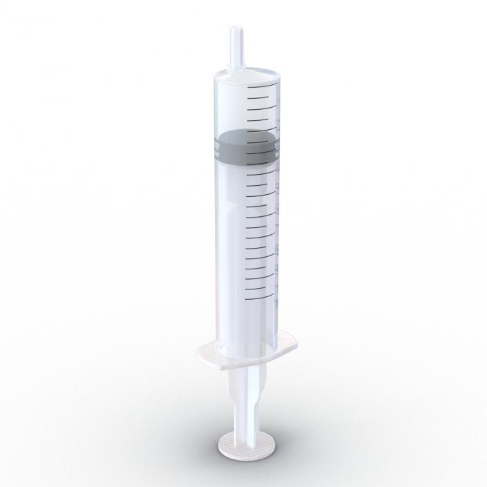 3D Disposable Syringe 10ml model