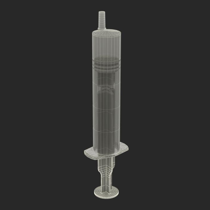 3D Disposable Syringe 10ml model