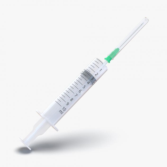 Disposable Syringe 10ml Set 3D