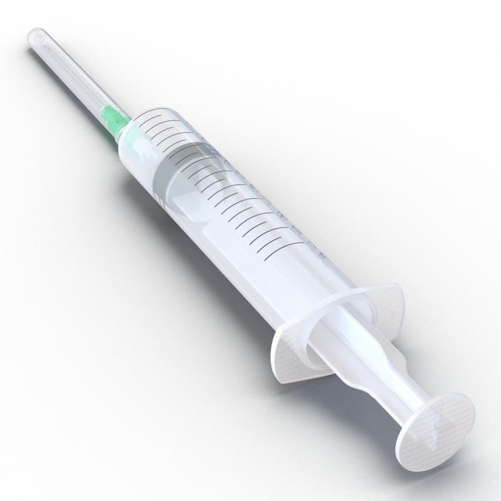 Disposable Syringe 10ml Set 3D