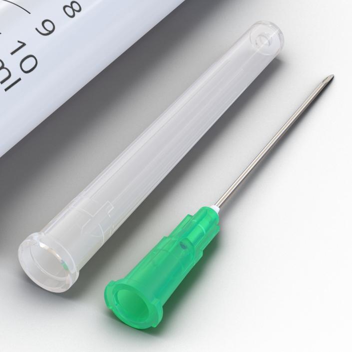 Disposable Syringe 10ml Set 3D