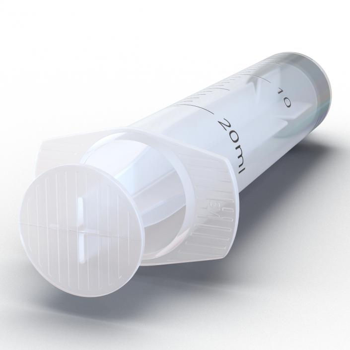 3D Disposable Syringe 20ml model