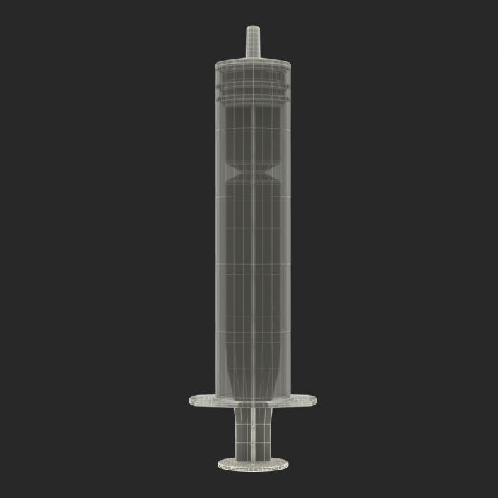 3D Disposable Syringe 20ml model