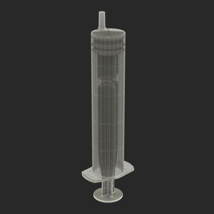 3D Disposable Syringe 20ml model