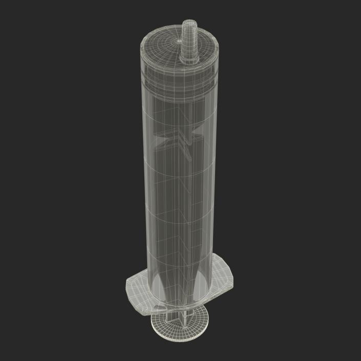 3D Disposable Syringe 20ml model